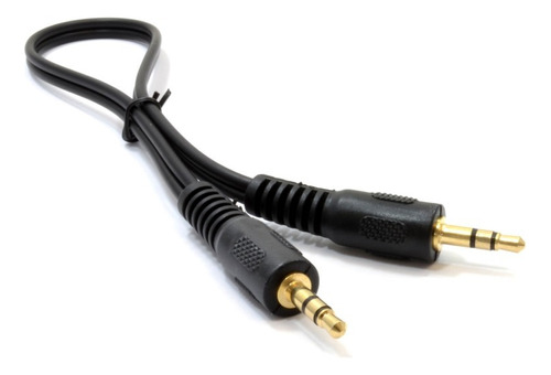 Cable Audio Mini Plug Macho 3.5mm A 3.5mm Corto 34cm