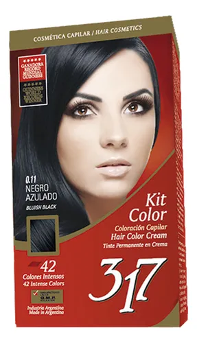 Coloración Kit Tintura Capilar 317 Tonos Negros Surtidos X1
