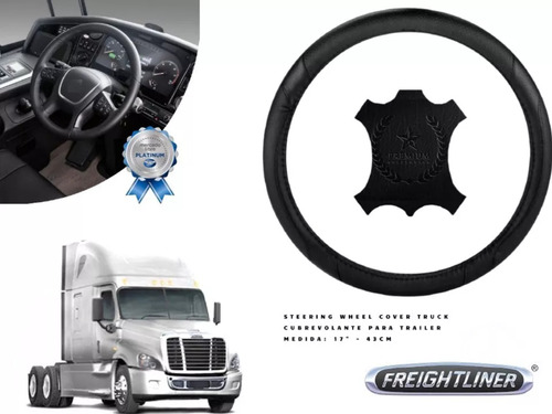 Cubrevolante Piel Negro Trailer   Freightliner 360 2528 2016