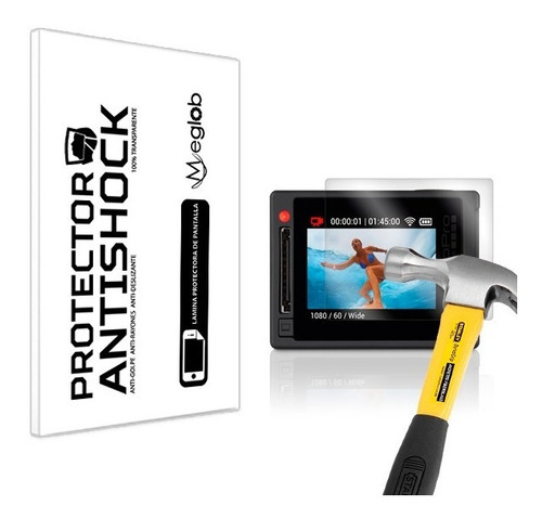 Imagen 1 de 1 de Lamina Protector Pantalla Anti-shock Go Pro Hero 4