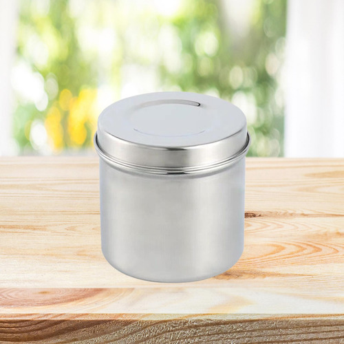 Tarro De Ungüento Médico De Acero 9 Cm X 9,2 Cm