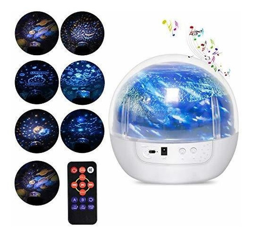 Lampara Para Alcoba De Bebe Acculove Night Light Projector W