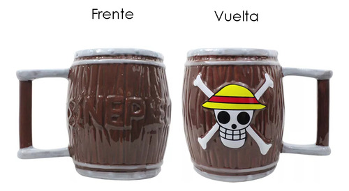 Taza De Cerámica, Barril De Vino De Una Pieza