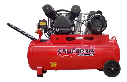 Compresor De Banda 2hp 70 Lts 110v California Machinery