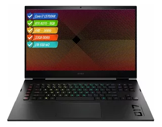 Portáti Gamer Hp Omen 17 Core I7 13700hx 32gb 1tb Rtx 4070