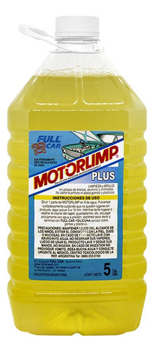 Limpia Motores Desengrasante Motorlimp Plus 5 Lts. Full Car