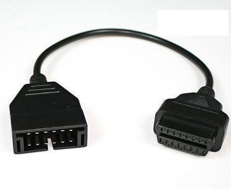 Cabo Adaptador Gm 12 Pinos / Obd2 16 Pinos Obd Ii