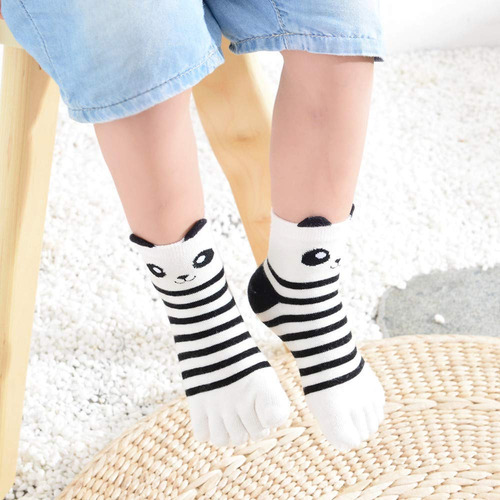 Calcetines Elásticos De Algodón Para Niños 2 Pares 3 A 12 Añ