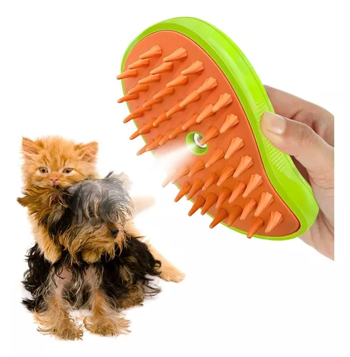 Cepillo Con Vapor Para Gatos O Perros Elimina Pelo Enredado