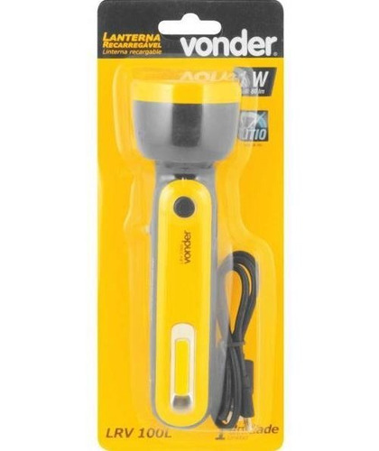 Lanterna Recarregável 80-100 Lúmens Lrv 100l Kit C 3- Vonder