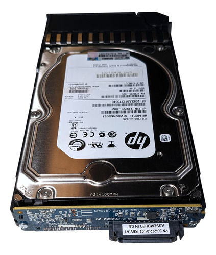 Hd Enterprise Servidor Hp 2tb 7.2k Sas 3.5 C/ Gaveta