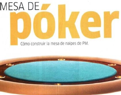 Construya Una Mesa De Póker Naipes - Pdf - Envío Gratis