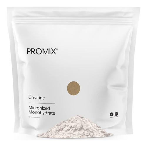 Promix - Monohidrato De Creatina En Polvo, Sin Sabor, 180 P.