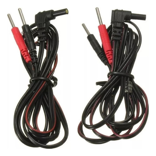 Cable Repuesto Para Electrodo Cola De Ratón Tens Ems 2 Pzs