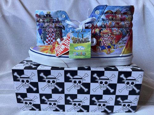 Zapatillas Vans Sk8 Colaboración Con One Piece/ Talla 42