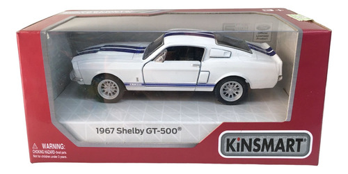 Auto Metal Shelby Gt500 1967 / 1:34 Kinsmart New 005 Bigshop