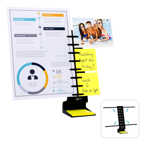 Note Tower Desktop Pro Doble Portadocumentos Para Teclear...