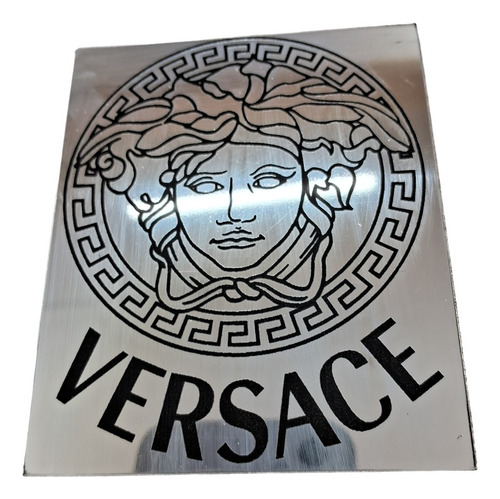 Placa Metalex Grabado Laser Acero Cepillado