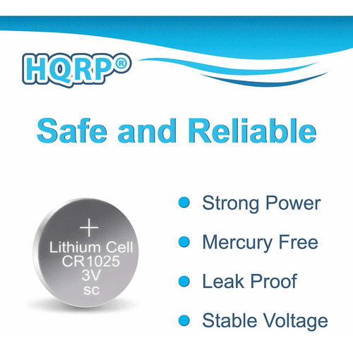 10 Baterias Cr1025 3-volt Lithium Coin Cell Battery Cr1o25 B