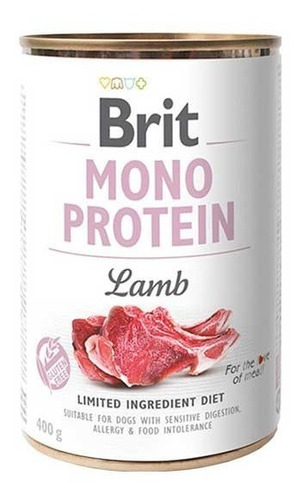 Brit Care Mono Protein Lamb Alimento Húmedo Pethome