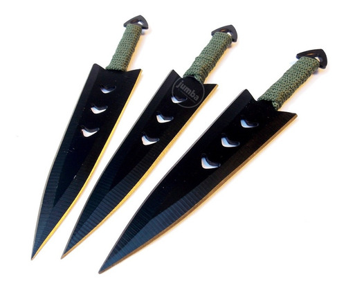 Cuchillo Para Lanzar Táctico Kunai 3 Cuchillos Con Funda