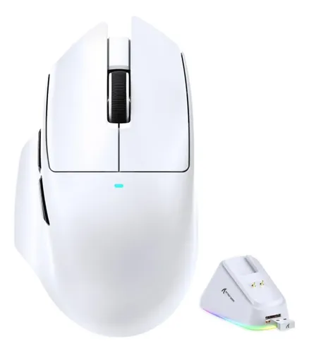 Mouse Gamer Inalámbrico Attack Shark V6 Con Base Carga | Cuotas sin interés