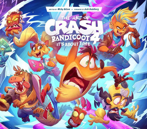 The Art Of Crash Bandicoot 4: It's About Time, De Micky Neilson. Editorial Blizzard Entertainment, Tapa Dura En Inglés, 2020