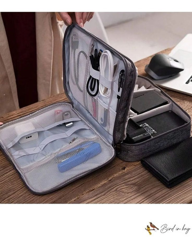 Bolso Organizador Para Cables Negro