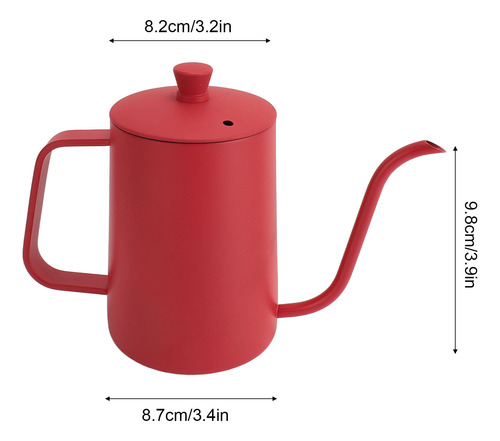 Hervidor De Café Pour Over De 600 Ml De Gran Capacidad