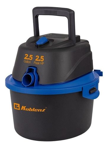 Aspiradora Multiusos Koblenz Wd-2.5 2.5 Gal Negra Y Azul 120 Negro/azul