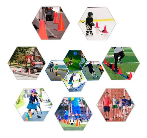 Kit 60 Conos Para Entrenamiento Agiliadad Coach Factura