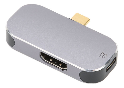 Adaptador Usb C Mini Displayport + Puerto Carga Pd Estacion