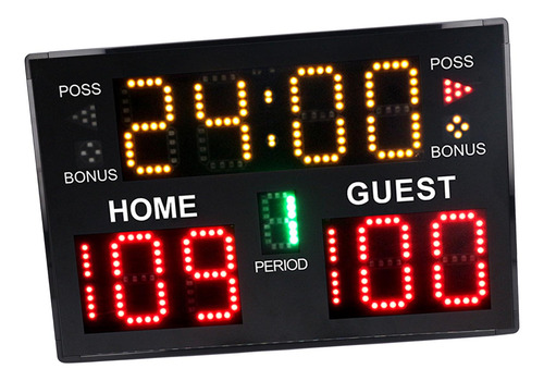 Marcador Electrónico Led Digital De Baloncesto De 11 Dígitos