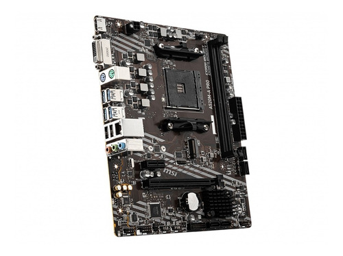Imagen 2 de 10 de Motherboard Msi Am4 A520m-a Pro Box M-atx M.2 Hdmi Dvi