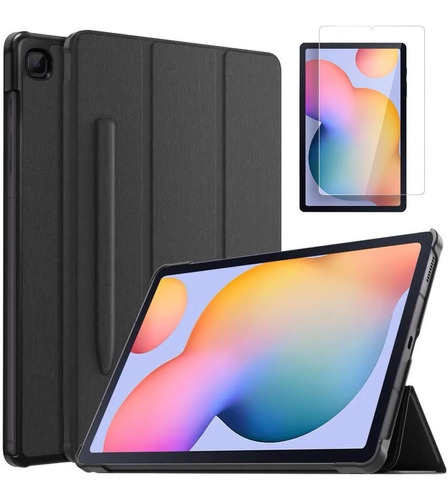 Case Para Galaxy Tab S6 Lite 10.4 P613 P619 Estuche + Glass