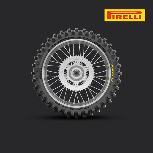 Pneu Traseiro 100x90-19 Scorpion Mx32 Midsoft 57m Tt Pirelli