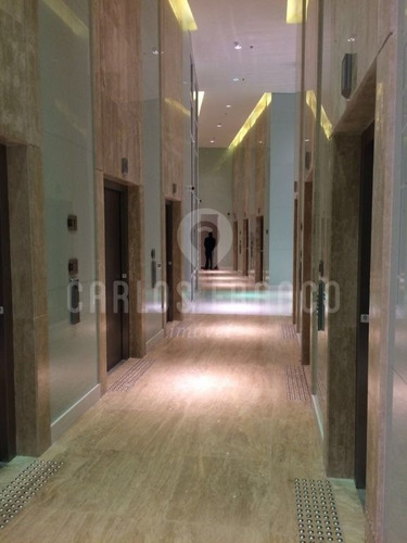 Sala Comercial, Com 49m, Varanda, Banheiros, Ar Condicionado, 1 Vaga - R: Paes Leme - Pinheiros - Cf28250
