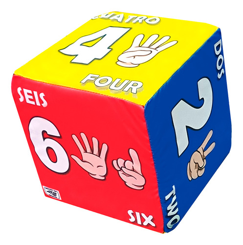 Set Cubos Puntos Estimulación Temprana Multicolor