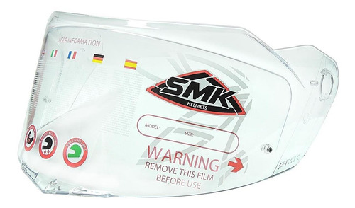 Imagen 1 de 3 de Visor Clear Smk Stellar P/ P70