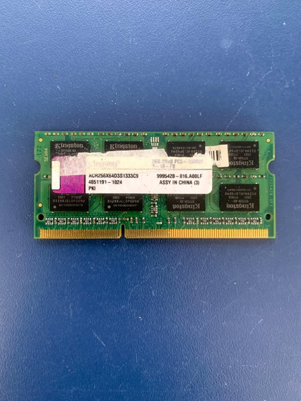Kingston 2GB LAPTOP RAM Kingston PC3-10600S DDR3 ACR256X64D3S1333C9 
