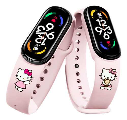Correa Compatible Para Xiaomi Mi Band 5 Y 6 Hello Kitty