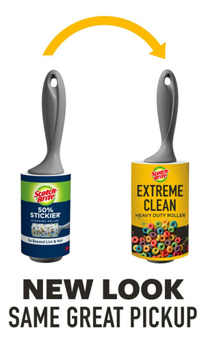 Scotch-brite Extreme Clean Rodillo Para Pelusas, 50 % Más P