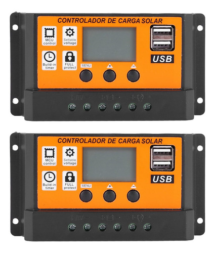 2 Sets 100a Mppt Solar Panel Regulator Controller