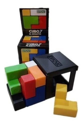 Juego De Ingenio Cubo 7 El Desafio Original Ditoys 