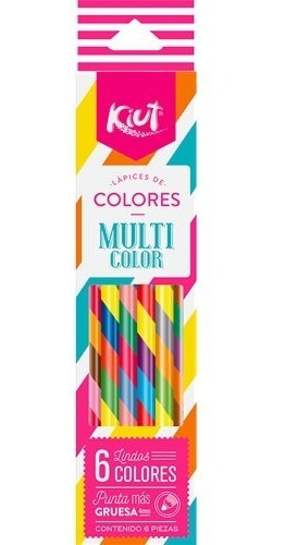 Kiut 6 Colores D Madera Multicolor P Dibujo Originales