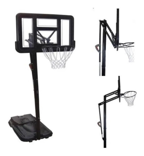 Tablero Basquet Profesional Jirafa Acrilico Aro Basket Cuota