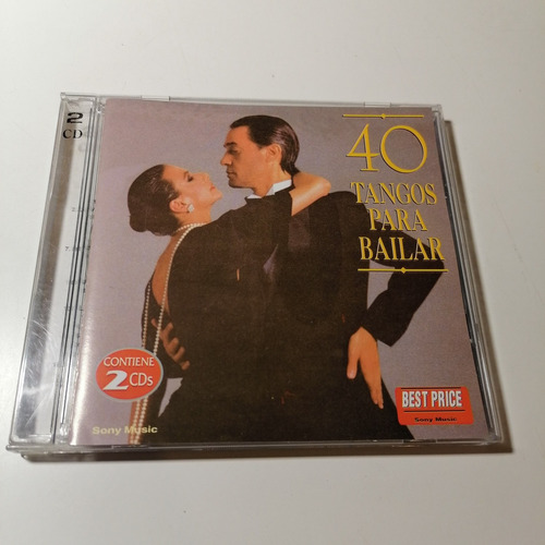 Tango 40 Tangos Para Bailar, 2 Cds Sello Columbia 1997