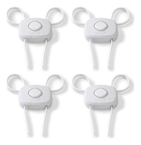 Safety 1st Outsmart Flex Lock, White, 4 Pack - Original