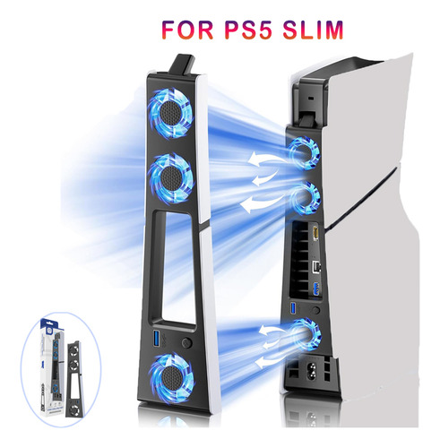 Ventilador De Enfriamiento Compatible Con Consola Ps5 Slim