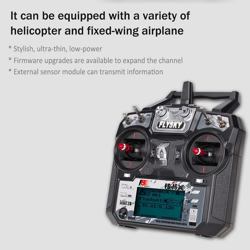Receptor Rc Flysky 2.4 Ghz Fs-i6x Transmisor De 10 Canales D